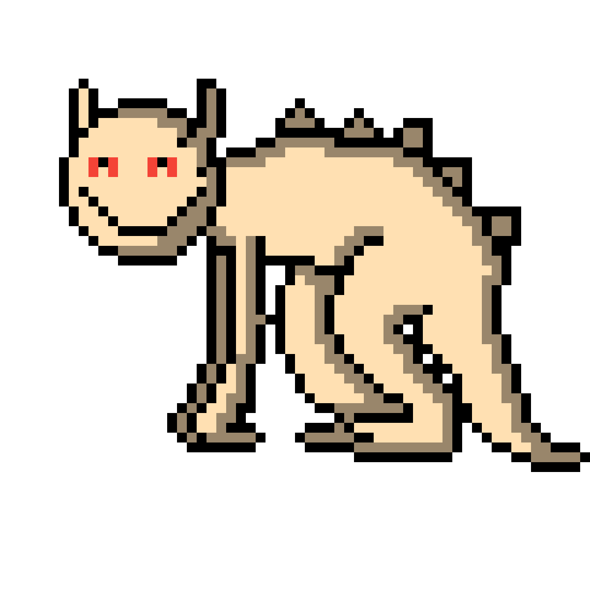 Pixilart cone head village monster by Myahmh19