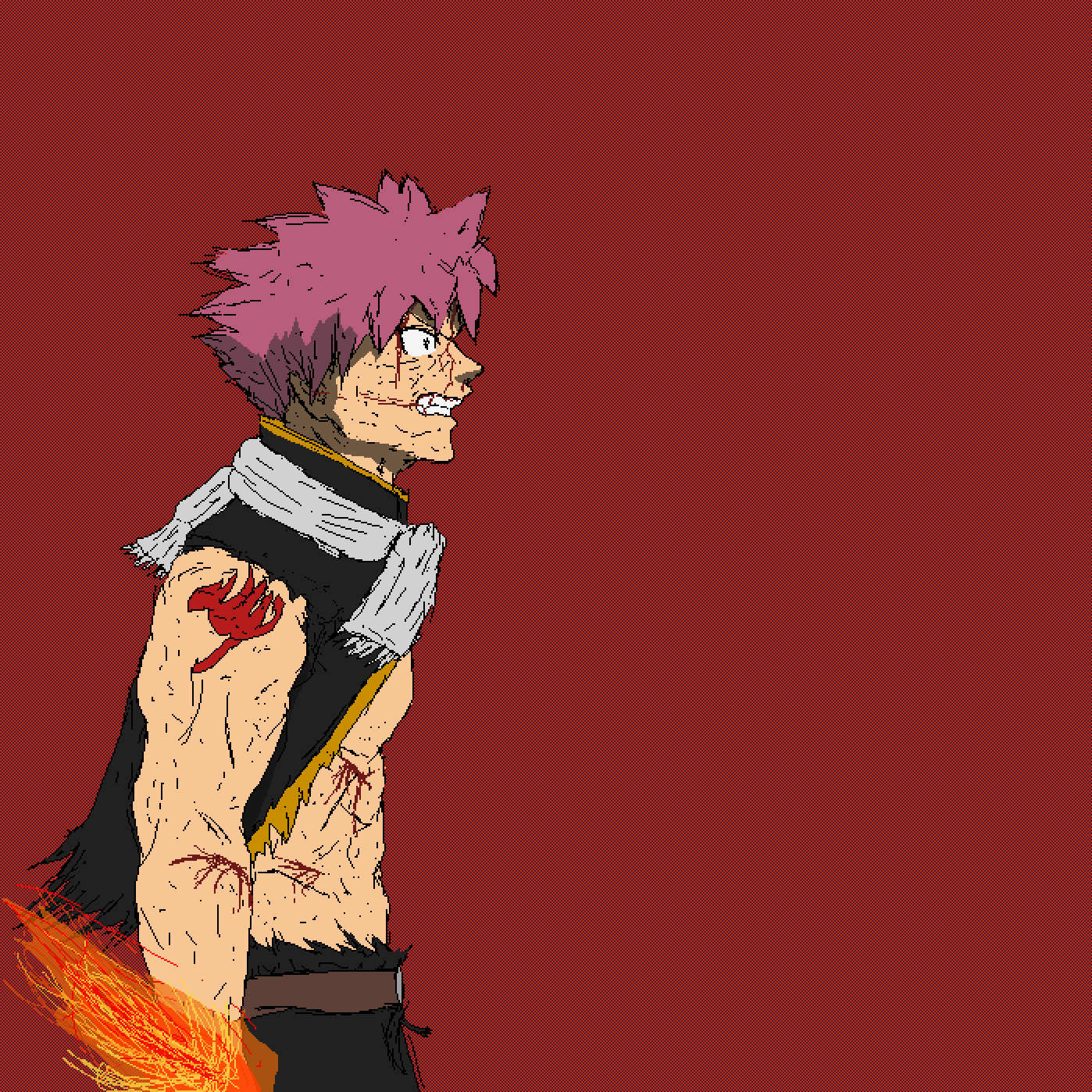 Pixilart - Natsu by JivlaTorped