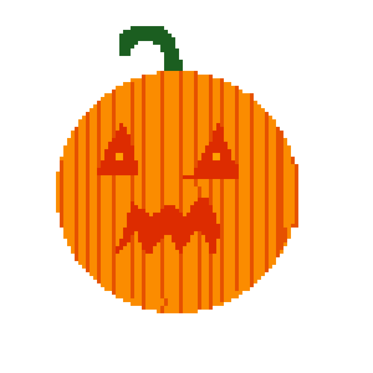 Pixilart - A pumpkin from fnaf 4 by 13th-Angel