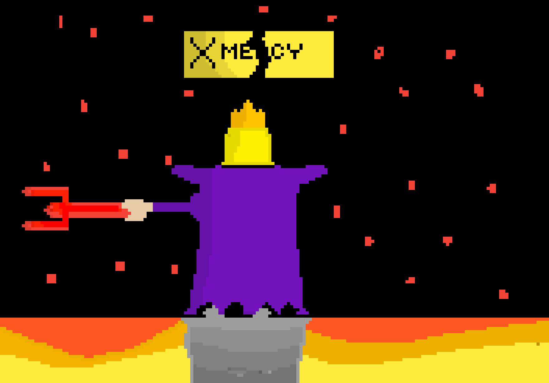 Asgore attacks