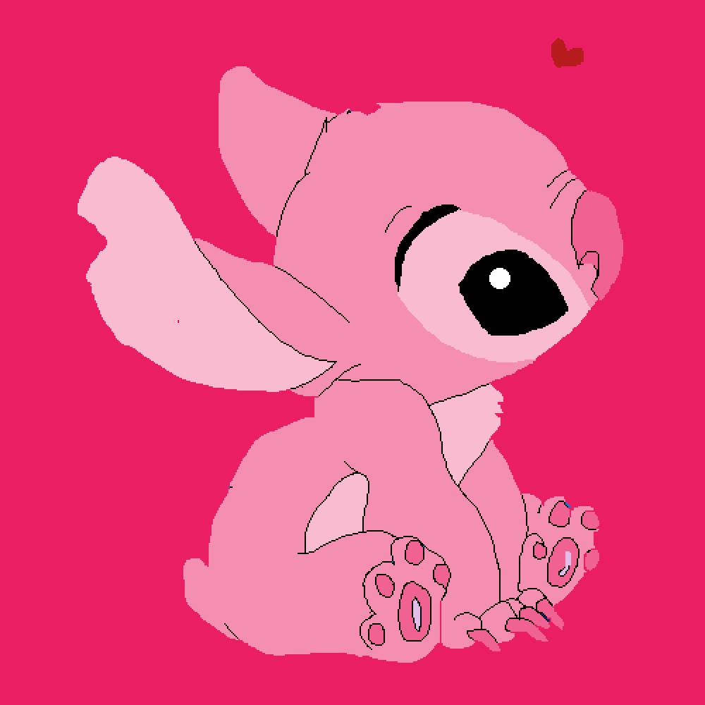 Pixilart Pink Stitch By Erinclover