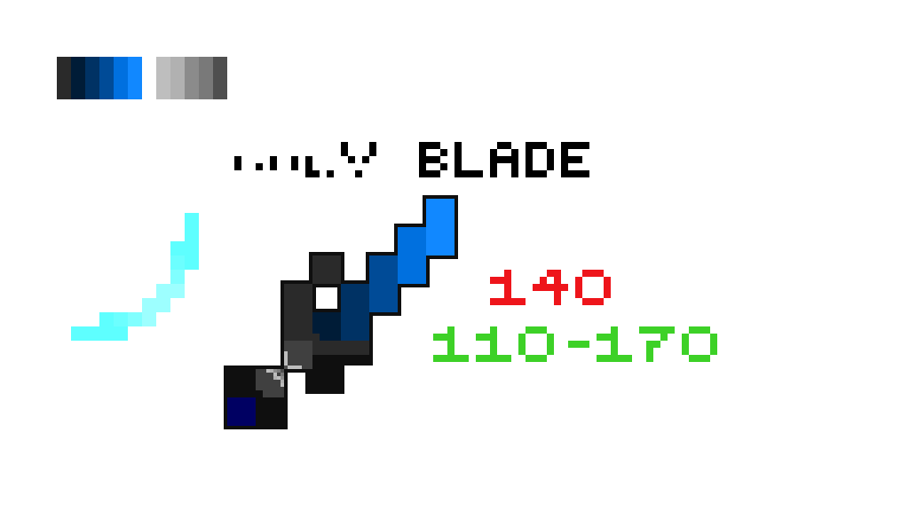 Pixilart Salju Katana ROTMG 2 by LittleFuniMan