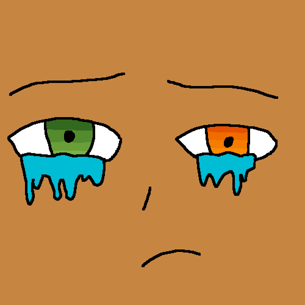 Pixilart Double Crying Eyes (Vent) by Deathstarkille