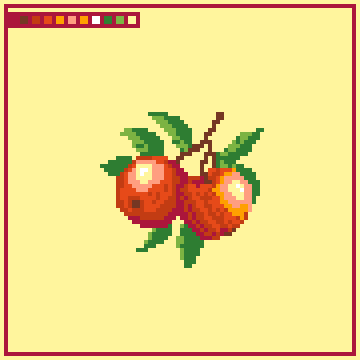 Pixilart Peach Apple By Artbox