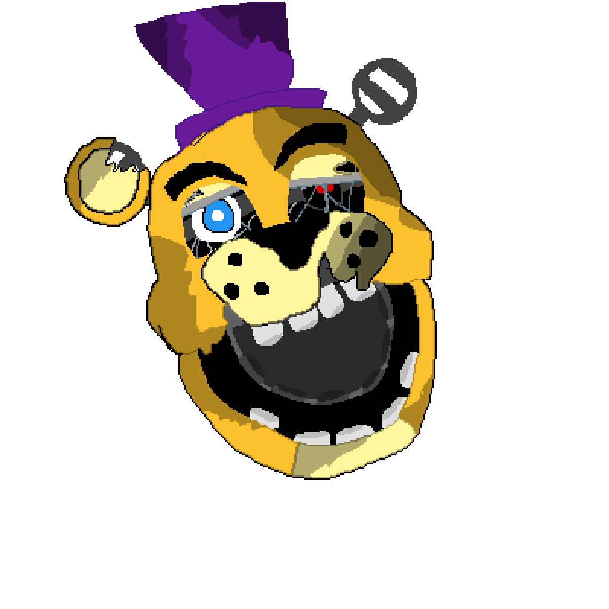 Pixilart - Old fredbear by Reich-robotics, image size:1200x1200