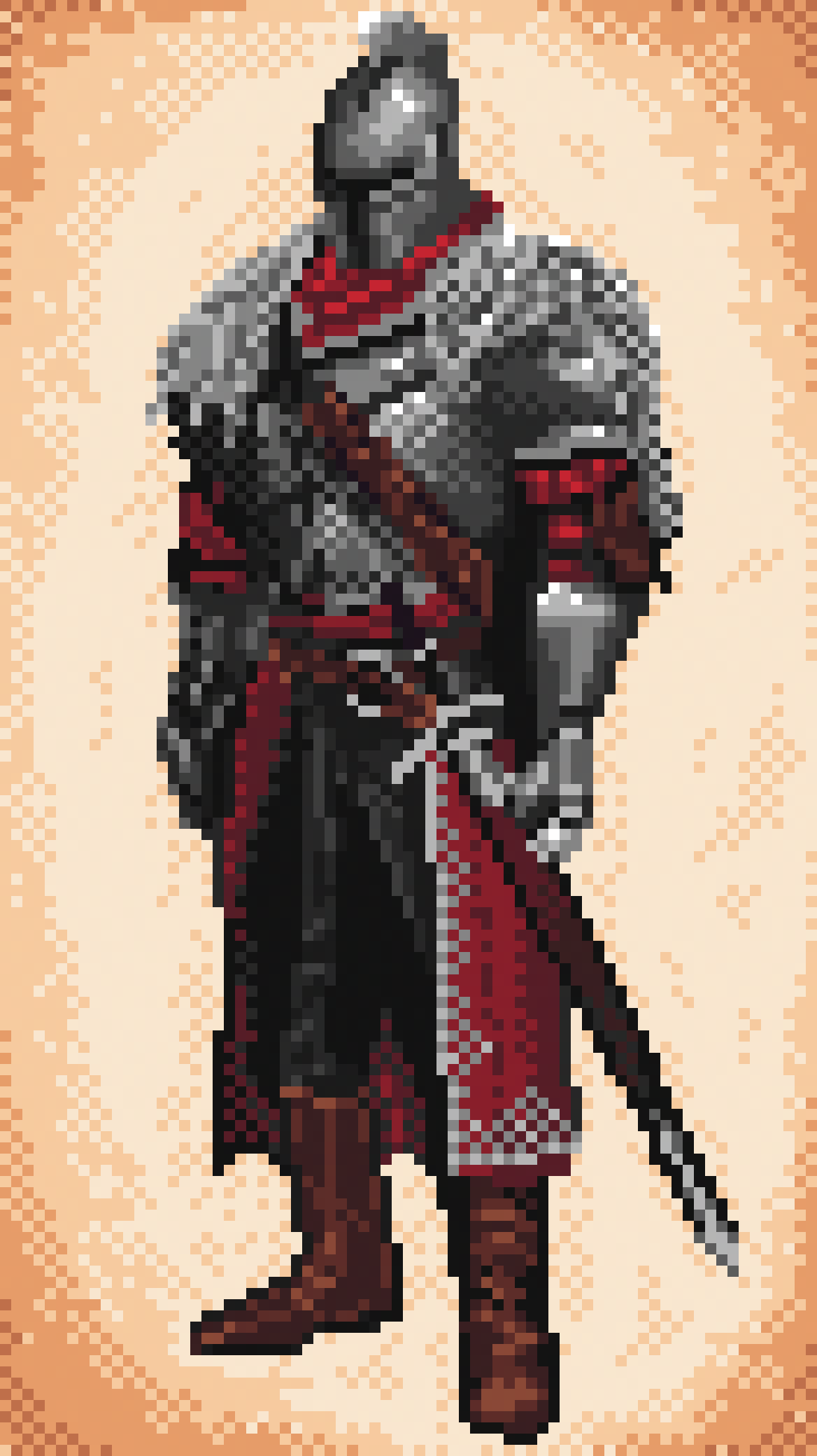 Pixilart - the knight by lordrat