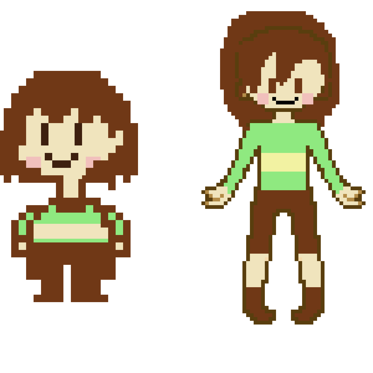 Chara chibi version by LoveUndertale