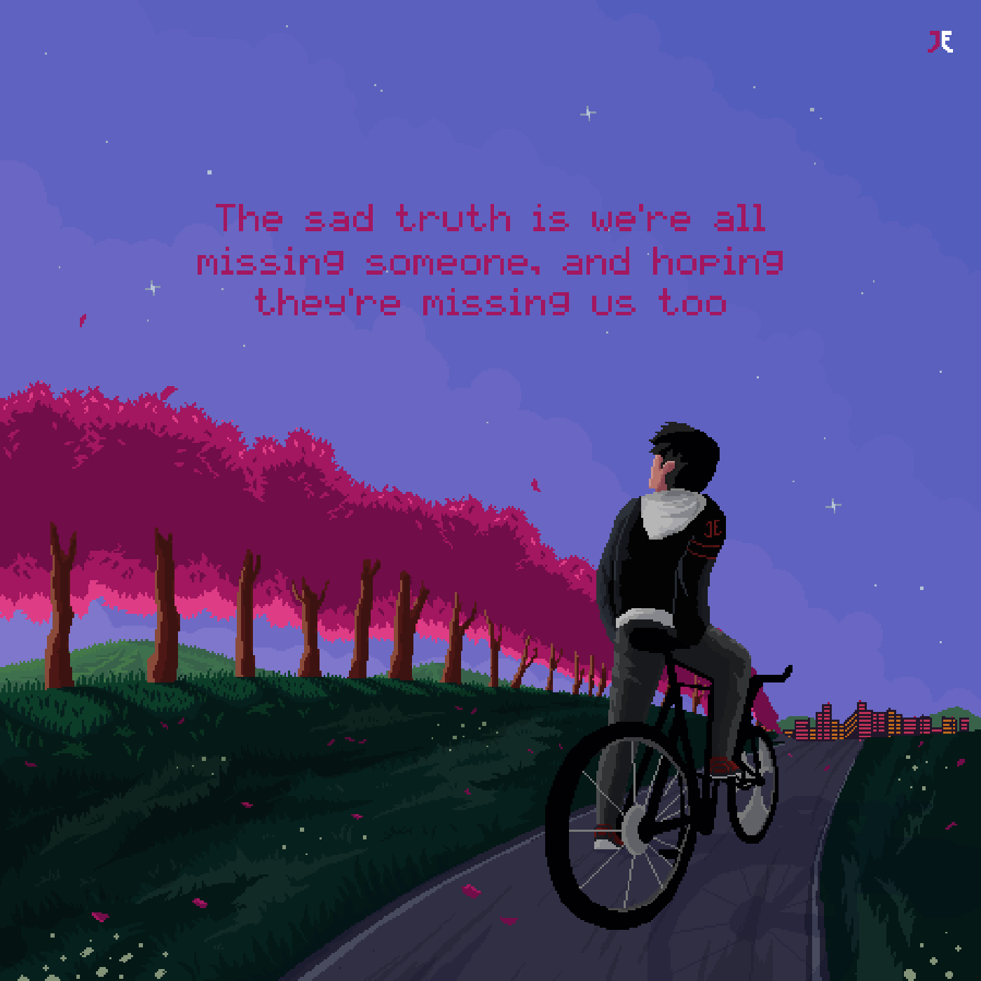 Pixilart Bike Ride by joshesplanaaa