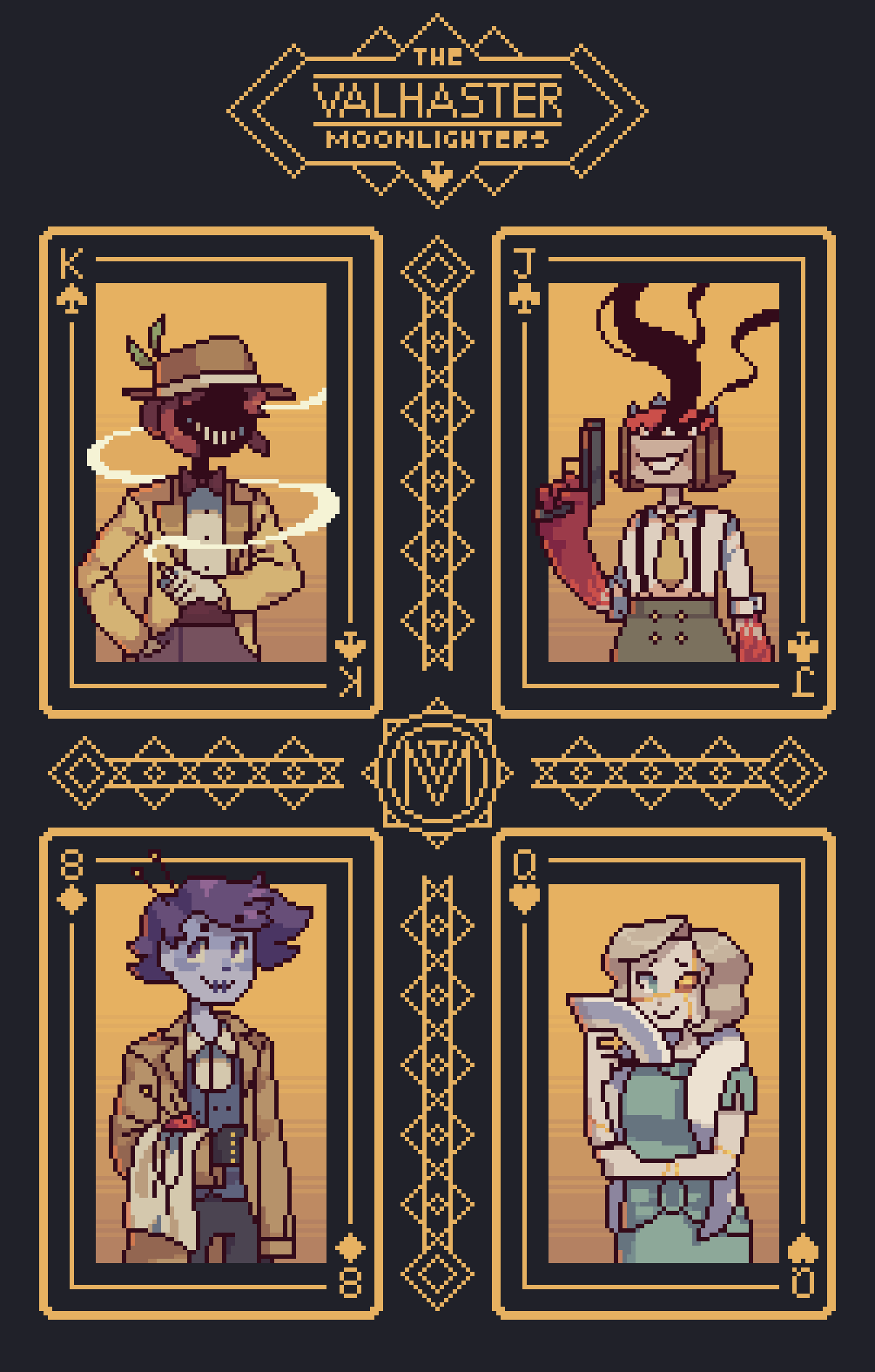 Pixilart Dec o Cards by Slate