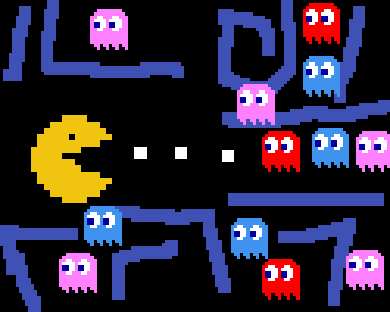 Pixilart - Pac man by Doggysaxon