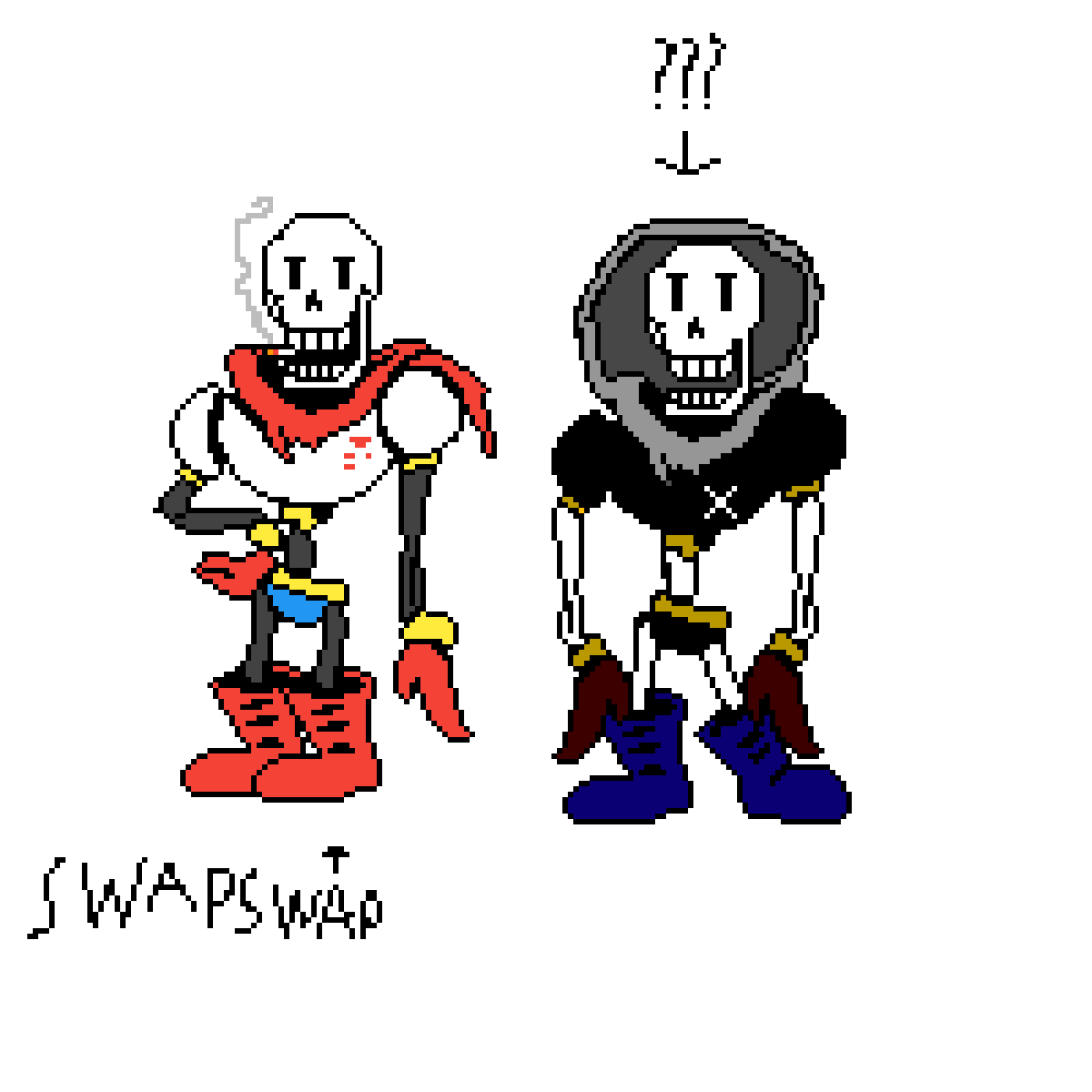 SwapSwap and IDKtale by Adrianoow