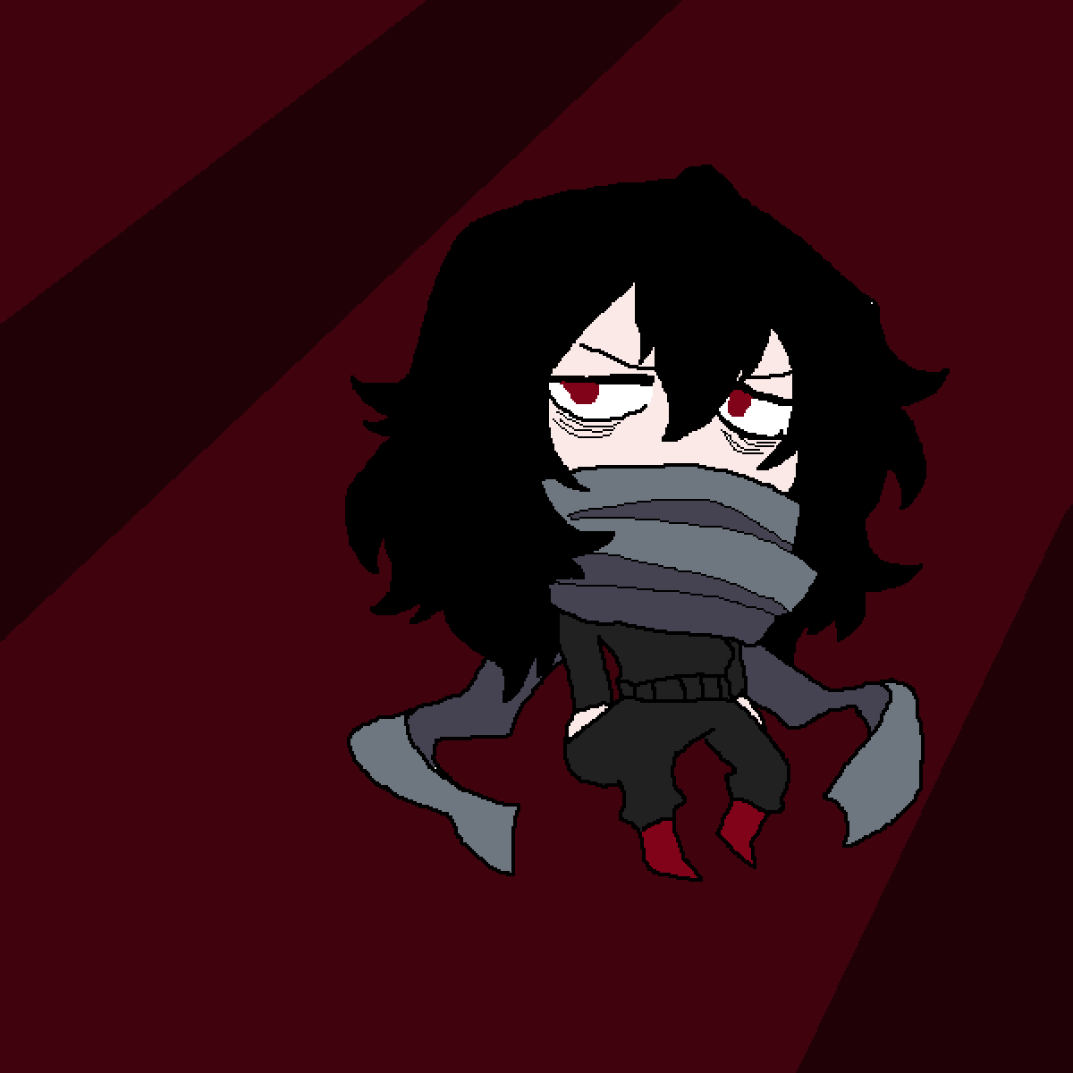 Pixilart - villain aizawa by EclipseFNAF