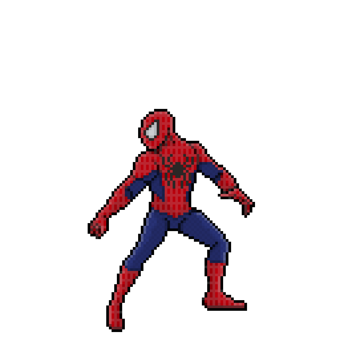 Pixilart - Spider Man v2 Alt 1 by Kidkinobi