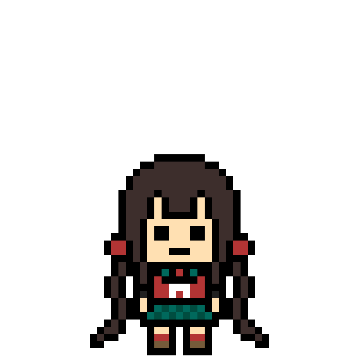Editing 8 Bit Maki Harukawa Free Online Pixel Art Drawing Tool Pixilart
