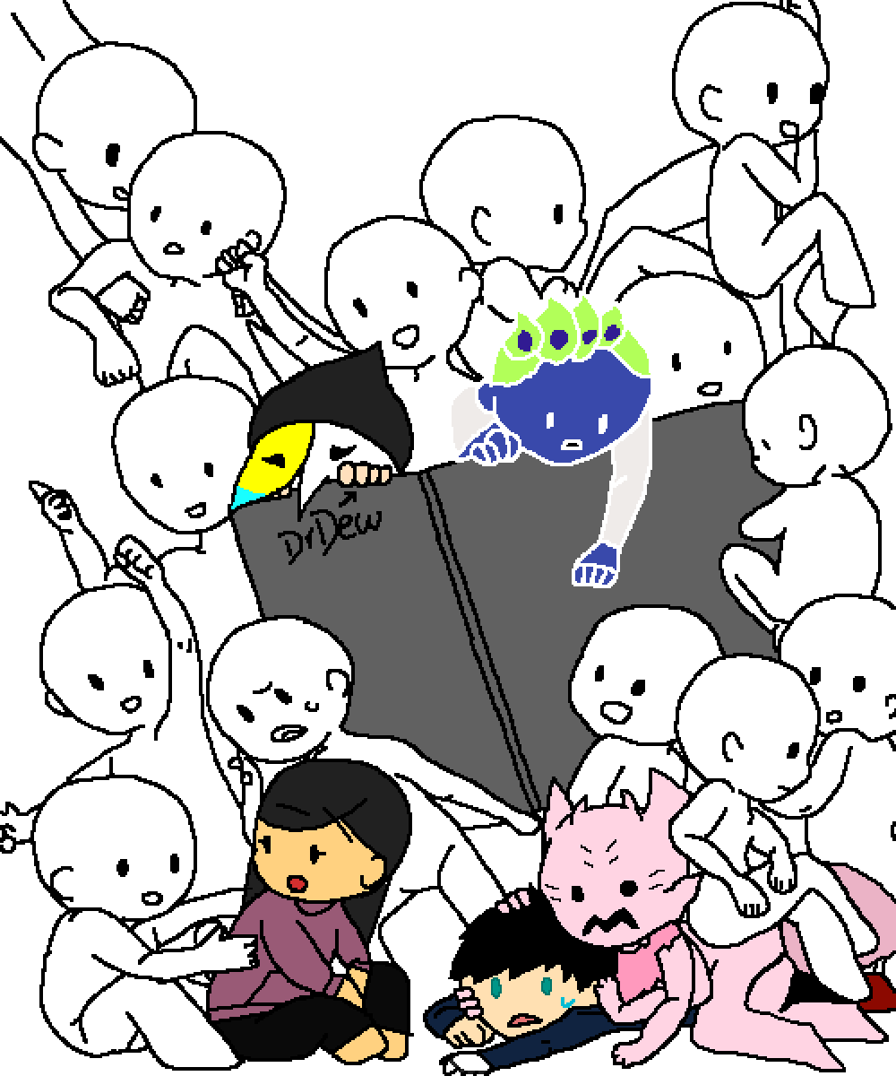 Pixilart Inverted colors by AManPreson