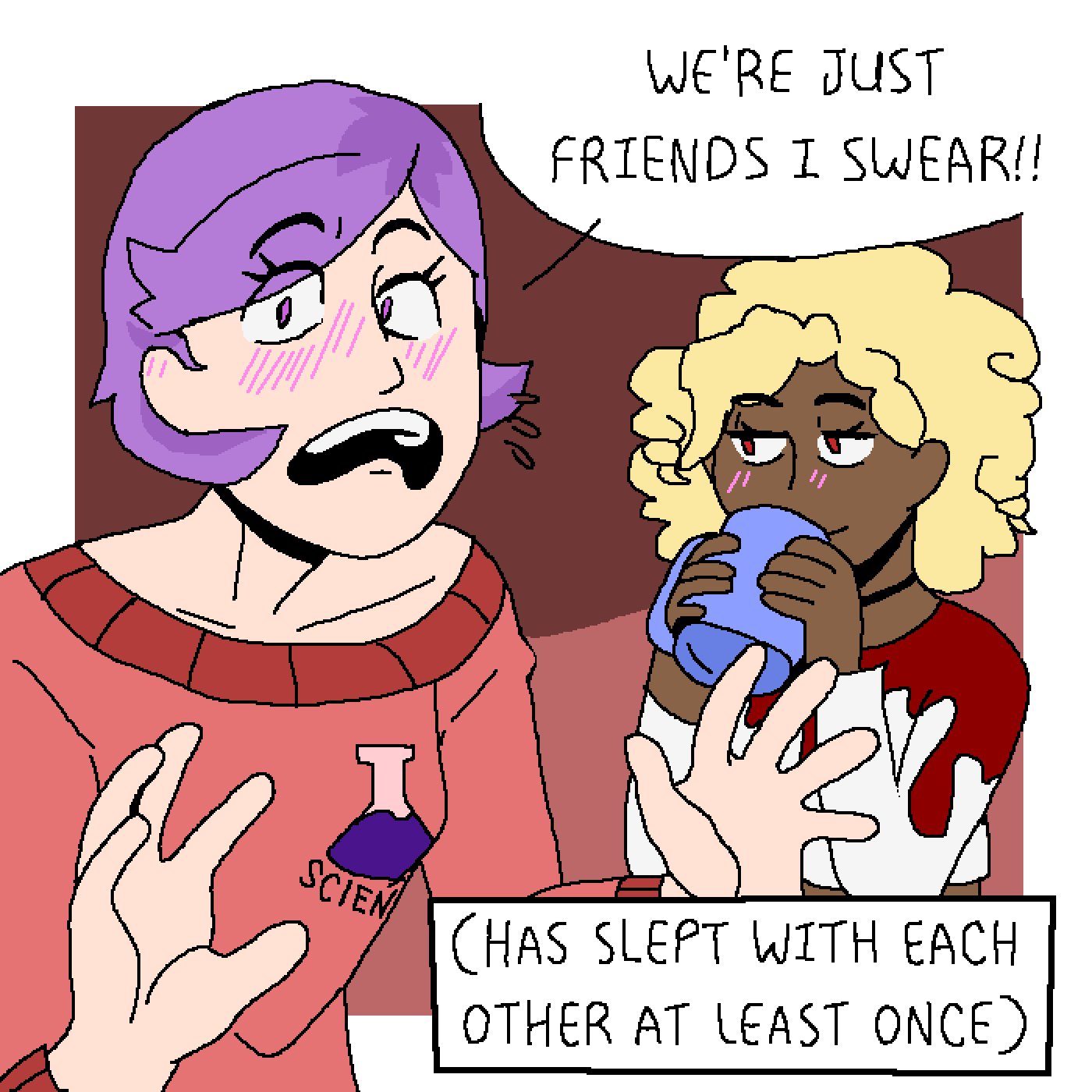 Pixilart Courtney and Jinx by GoblinNB