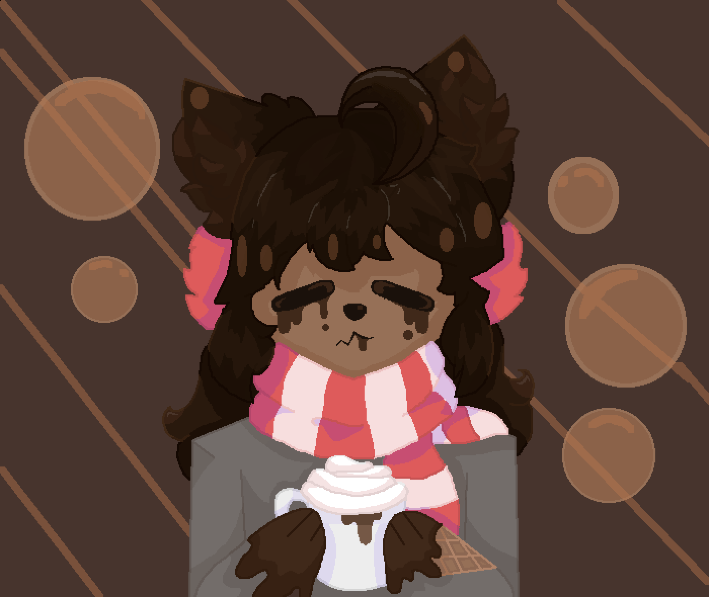 Pixilart - Choco cat by Bentobox