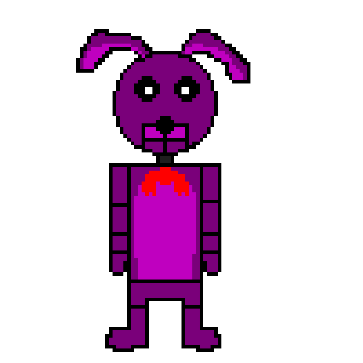 Pixilart fnaf 1 bonnie GORE by alostchara