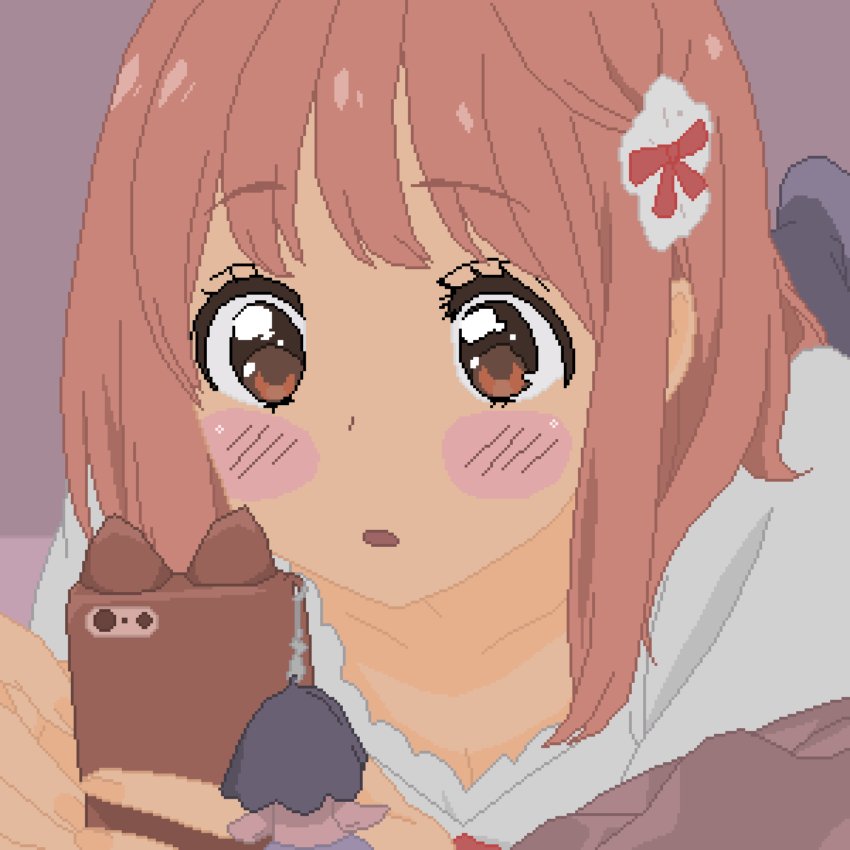 Pixilart - Texting Girl by emma-rebekah