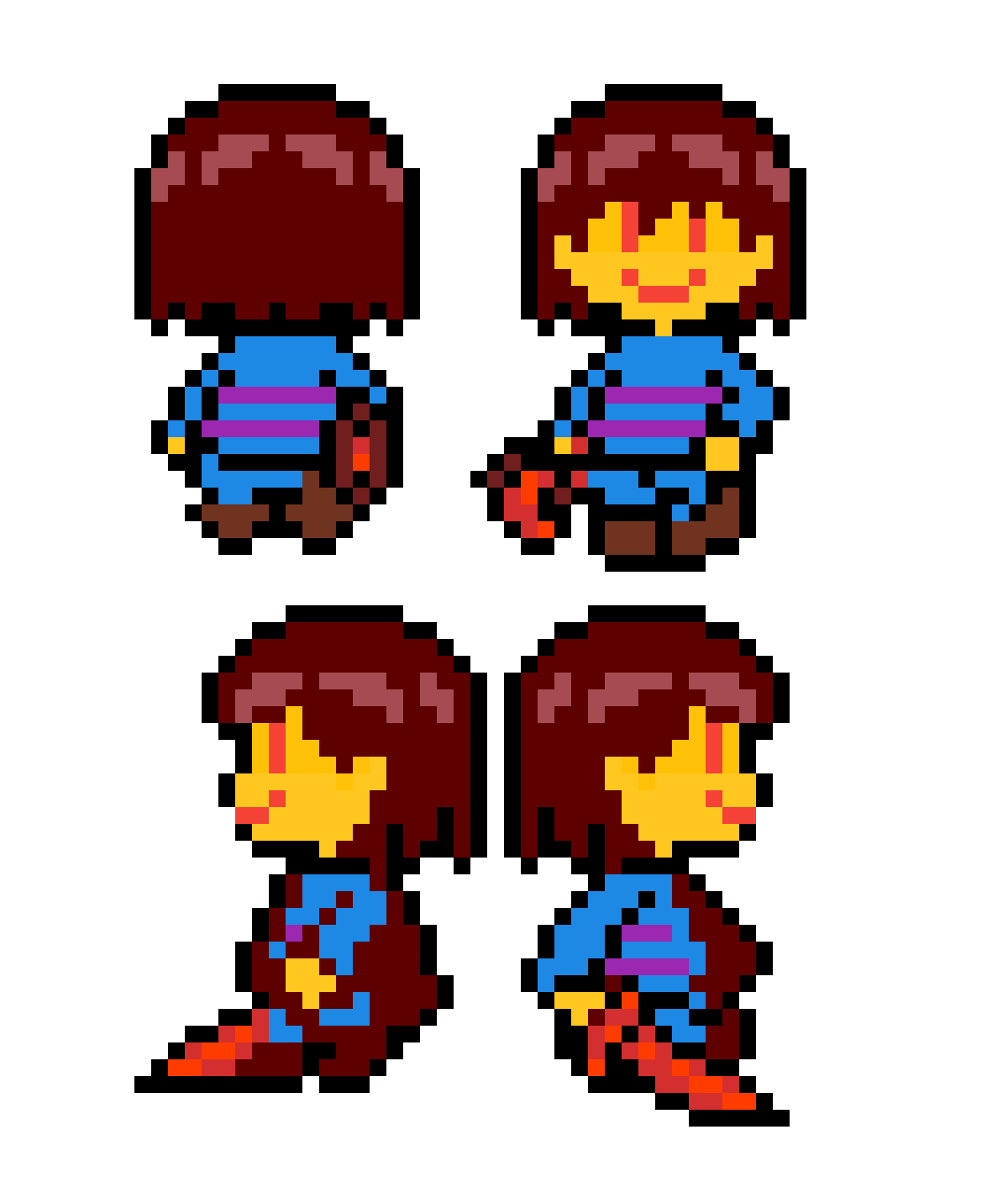 Pixilart Under X Frisk Walk By Werdna 5002