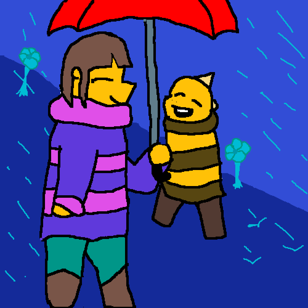 Frisk and Monster Kid by AutumnalGamer