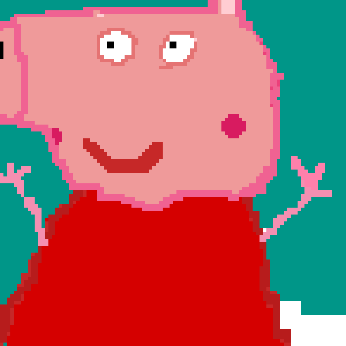 Editing peppa pig - Free online pixel art drawing tool - Pixilart