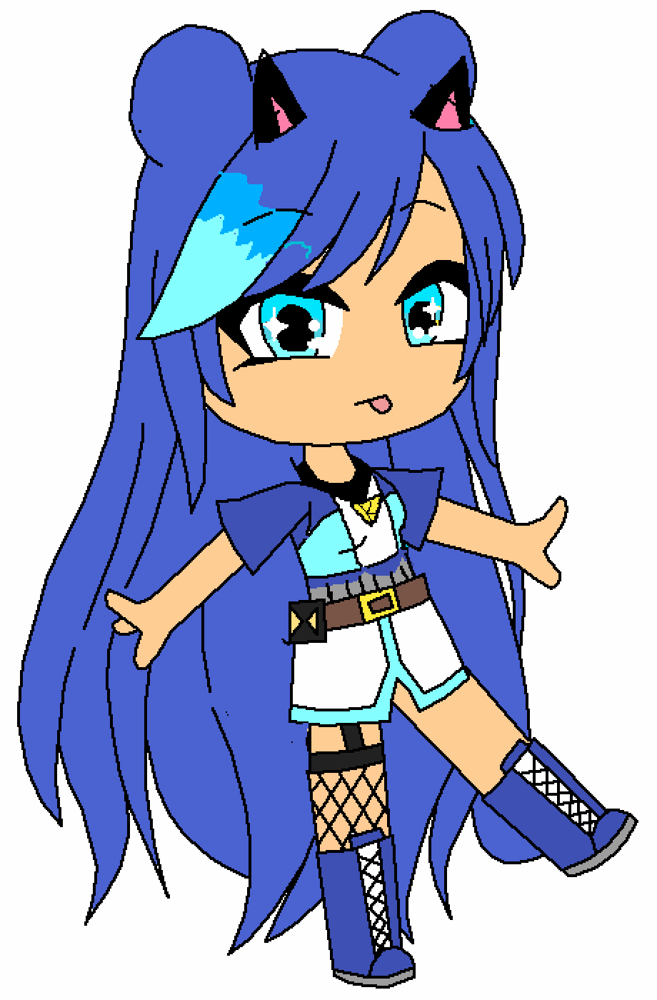 Pixilart flash gatcha by erinclover