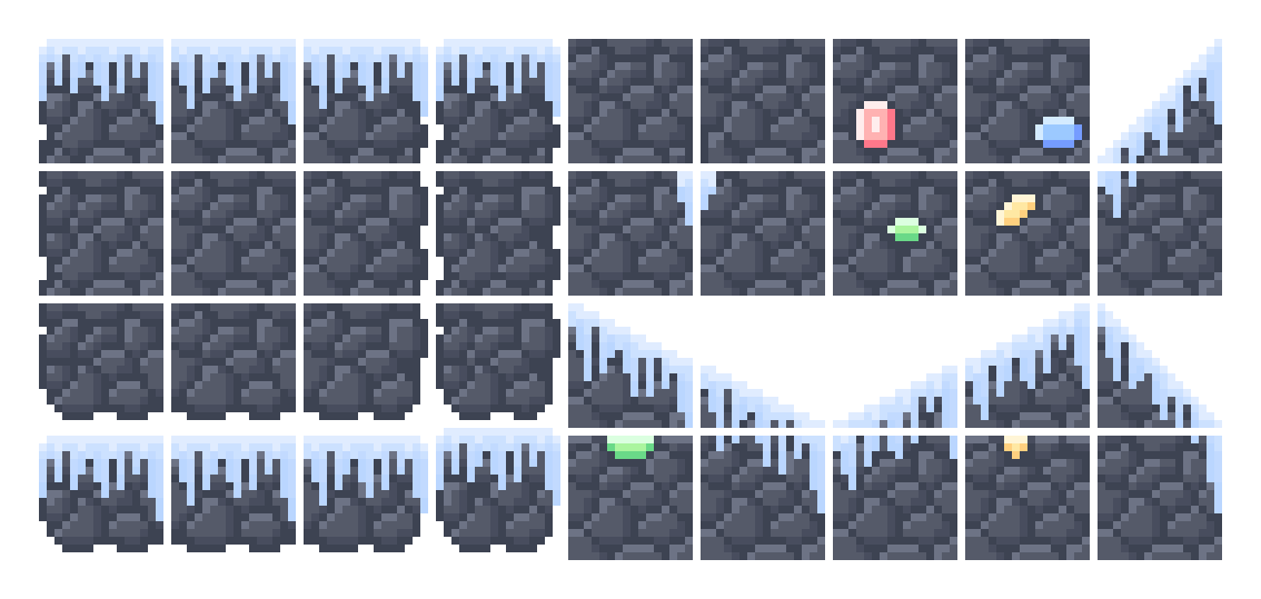 Pixilart Ice Tileset by Afterimage