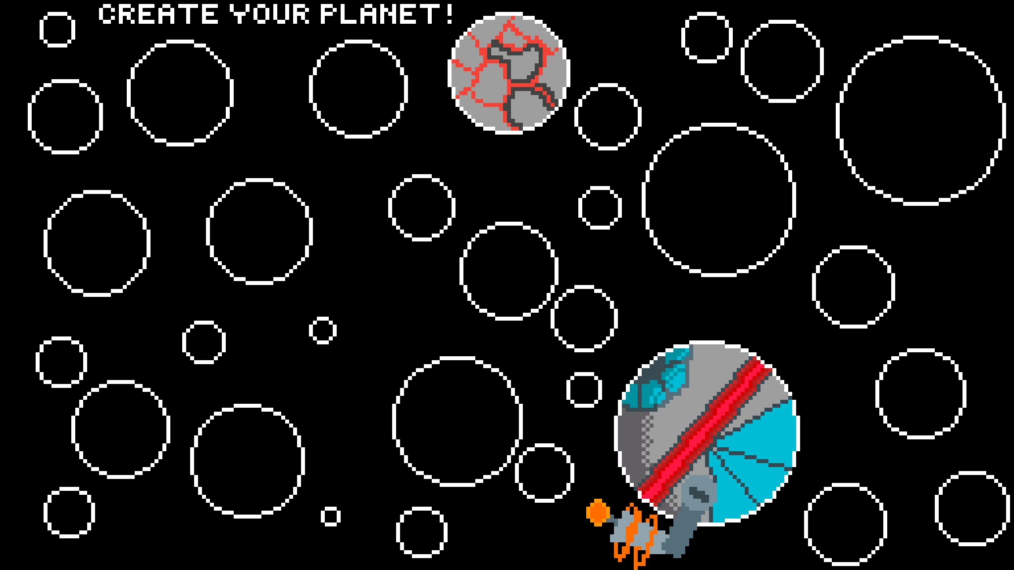 Pixilart - create your own planet by Cheesrandomart