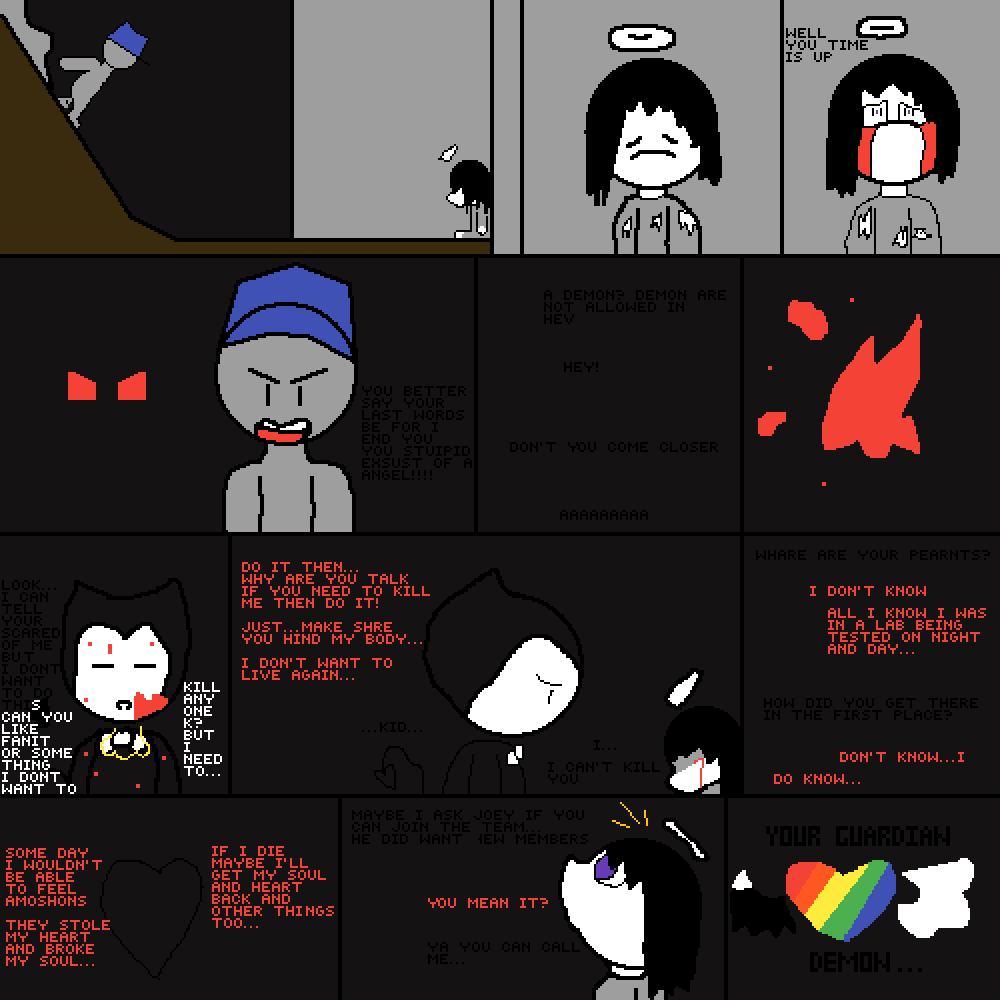 Pixilart - part 2 (kindness of a demon) by PikaRaika