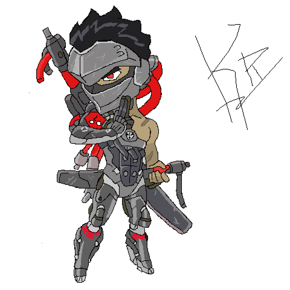 Overwatch Art Drawing Hanzo, genji, fictional Character, cartoon, art png |  PNGWing, image size:960x960