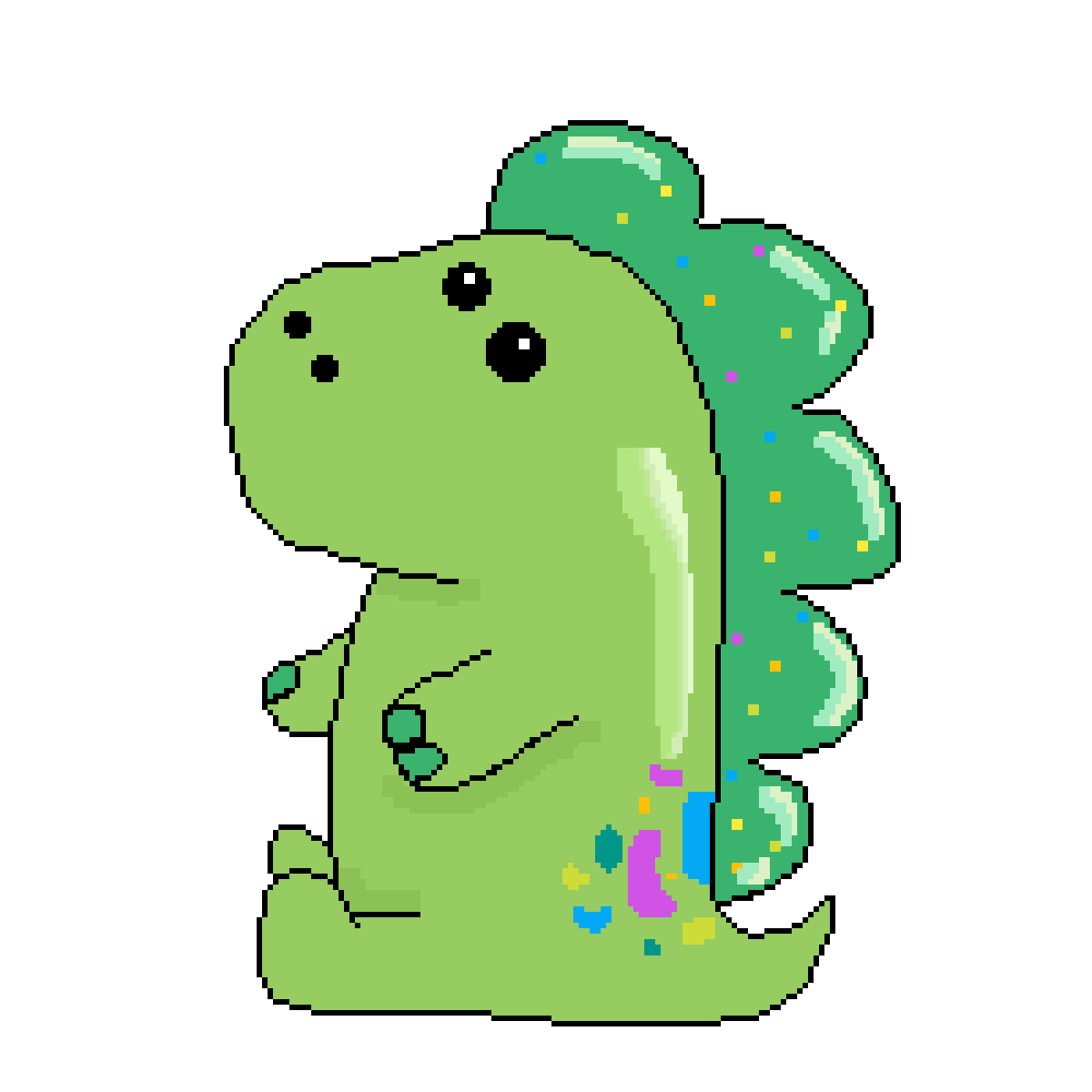 Pixilart Pickle The Dinosaur by WingsofWarriors