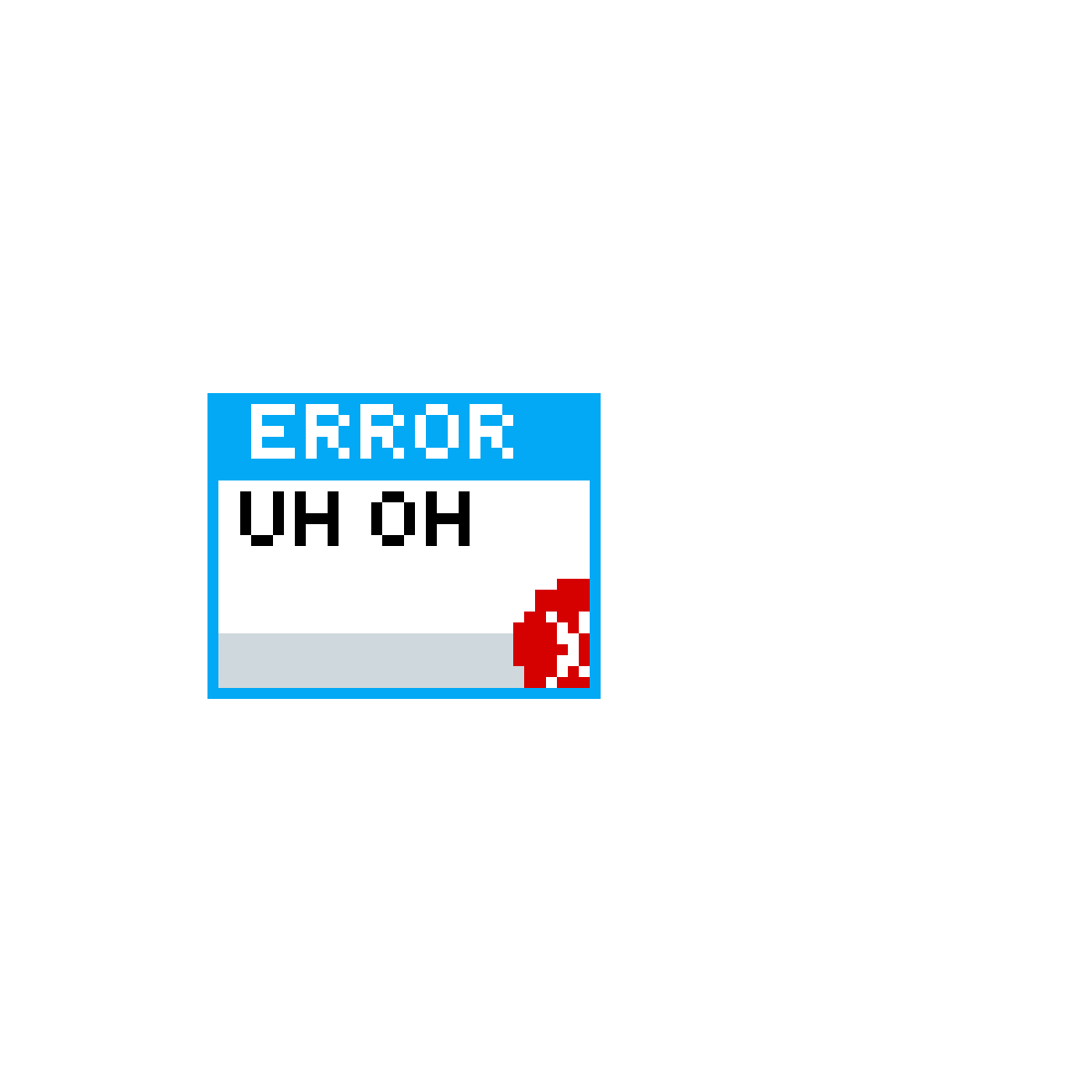 Pixilart Windows Error Message by jeffyboi81