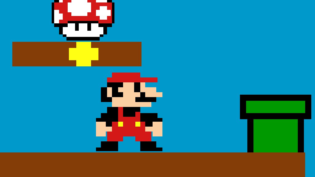 Pixilart - Mario level by briebrie138