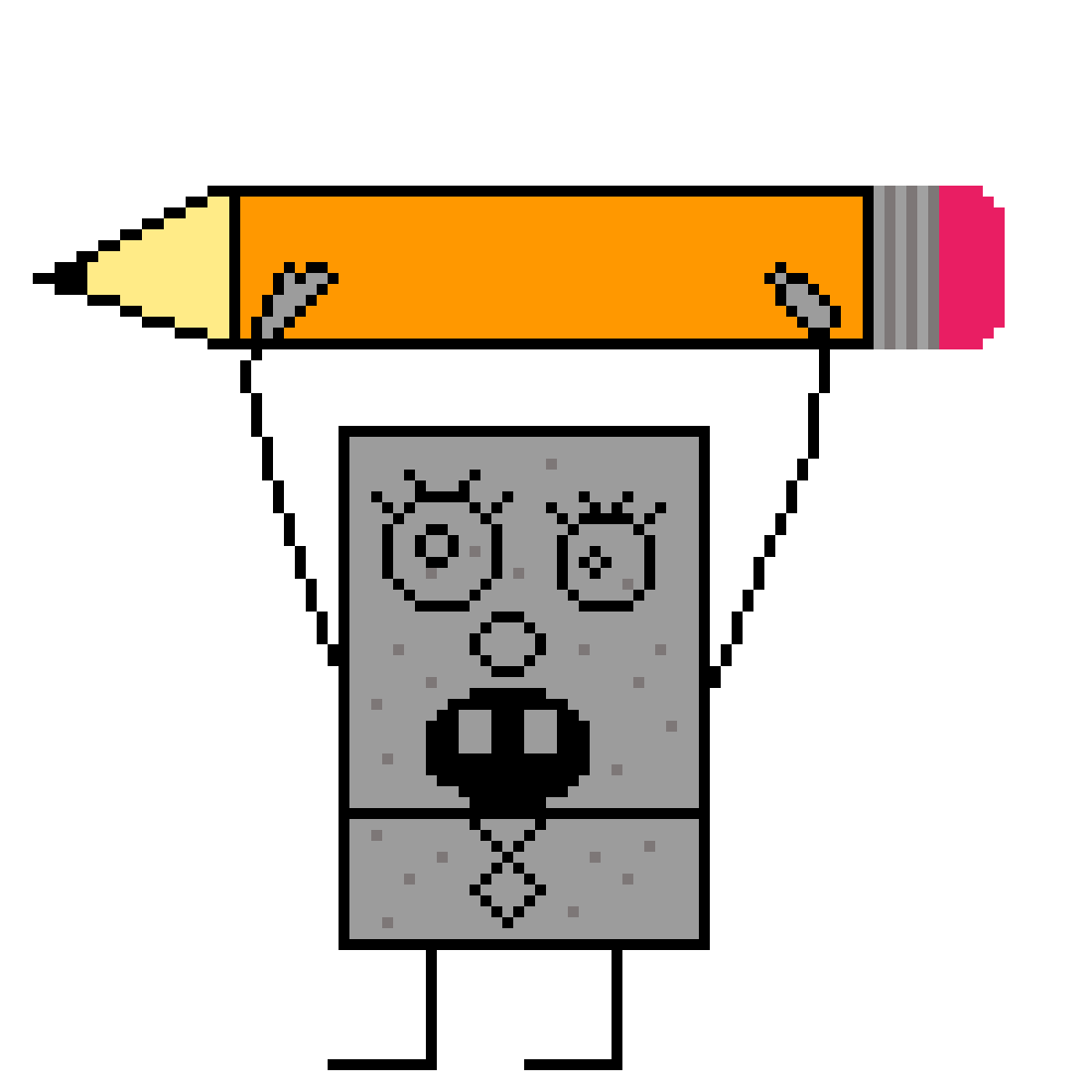 Pixilart Front Doodle Bob by Fernski98