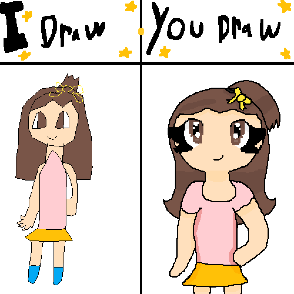 Pixilart - I Draw You Draw by Kittyheart15