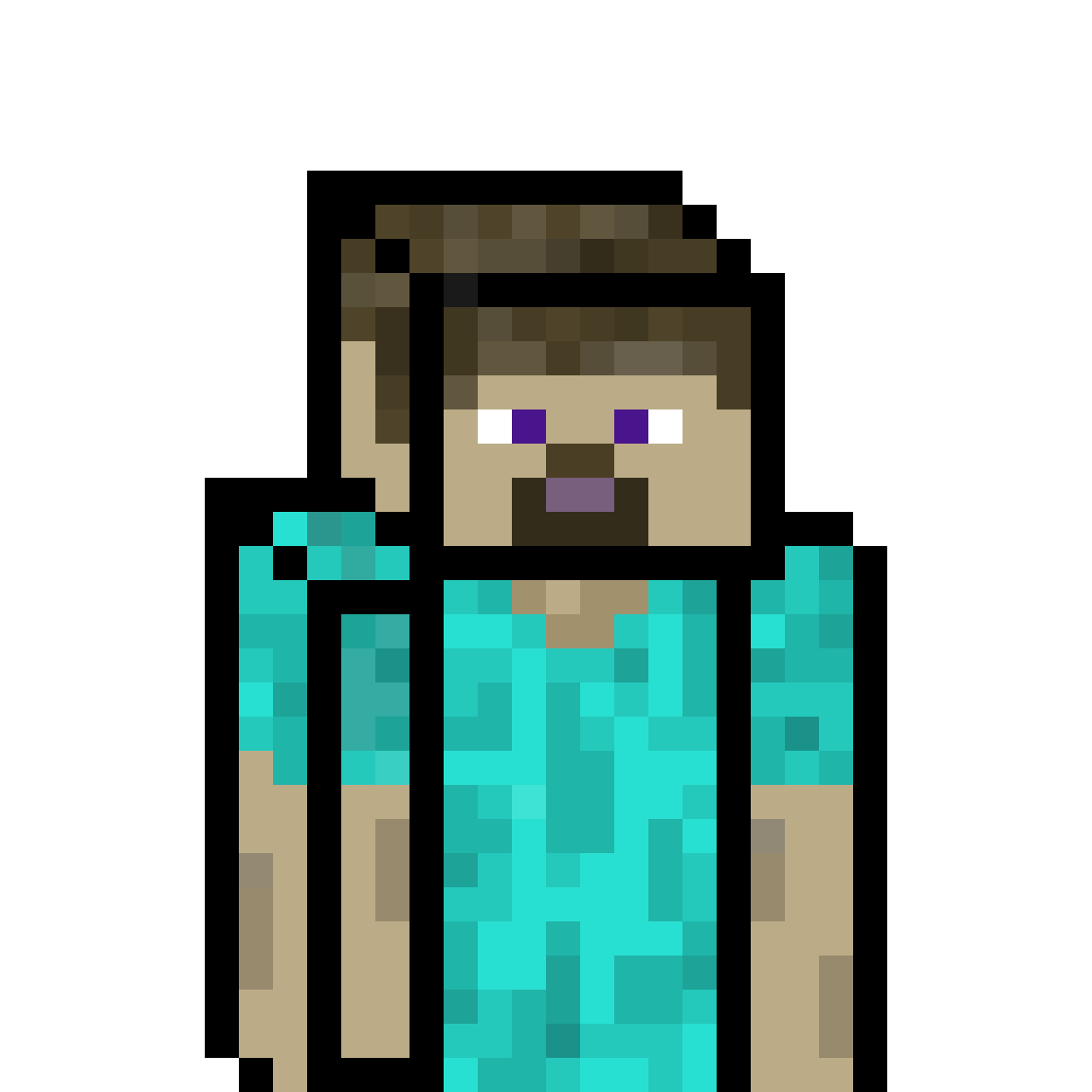 Edición Minecraft Steve Herramienta gratuita de dibujo en línea de