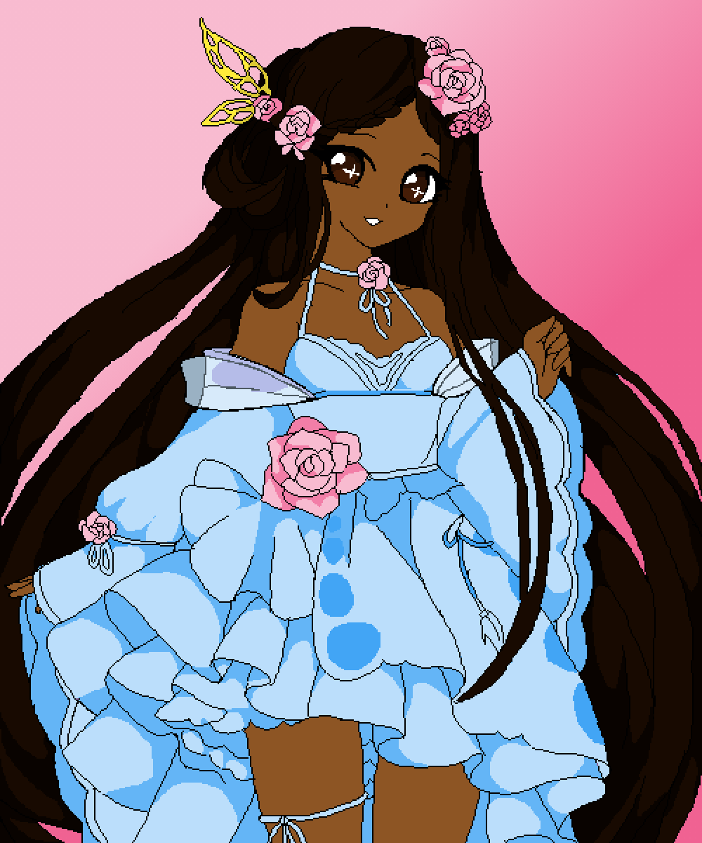 Pixilart Flower Queen by TheArtsyWaffle