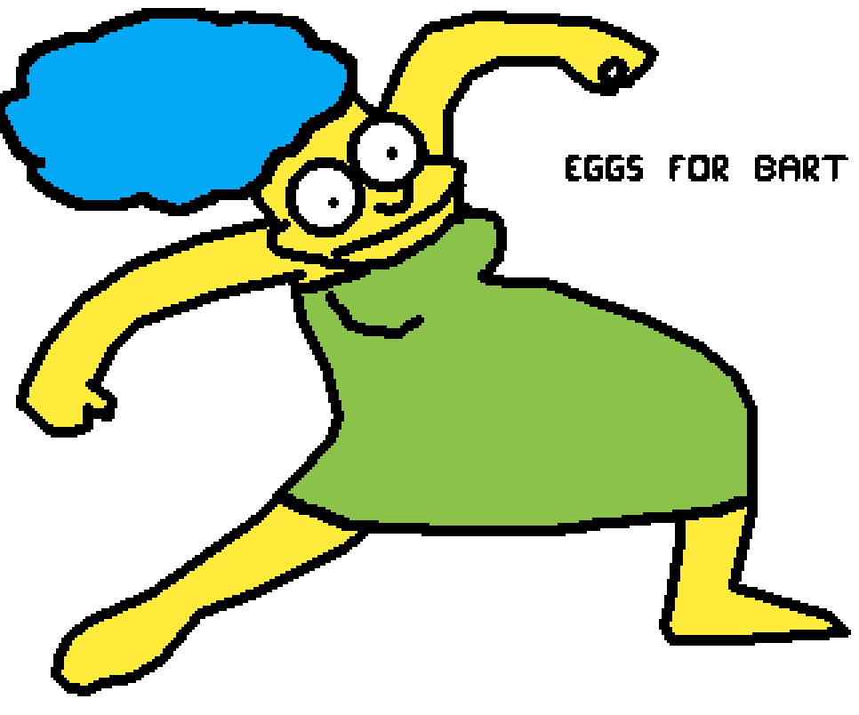 Pixilart EGGS FOR BART by RhiTheNeko