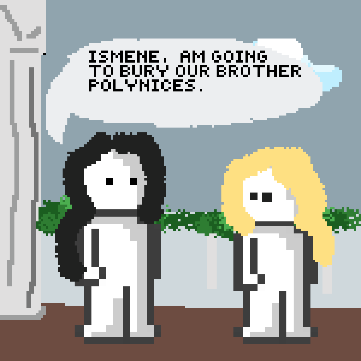 Pixilart Antigone by katieluder