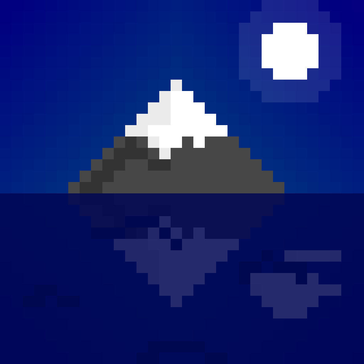 Pixilart Mountain 32x32 By Skewo