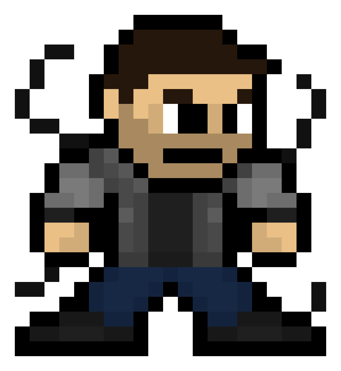 Pixilart - Eddie Brock Pixel Art by Kidkinobi