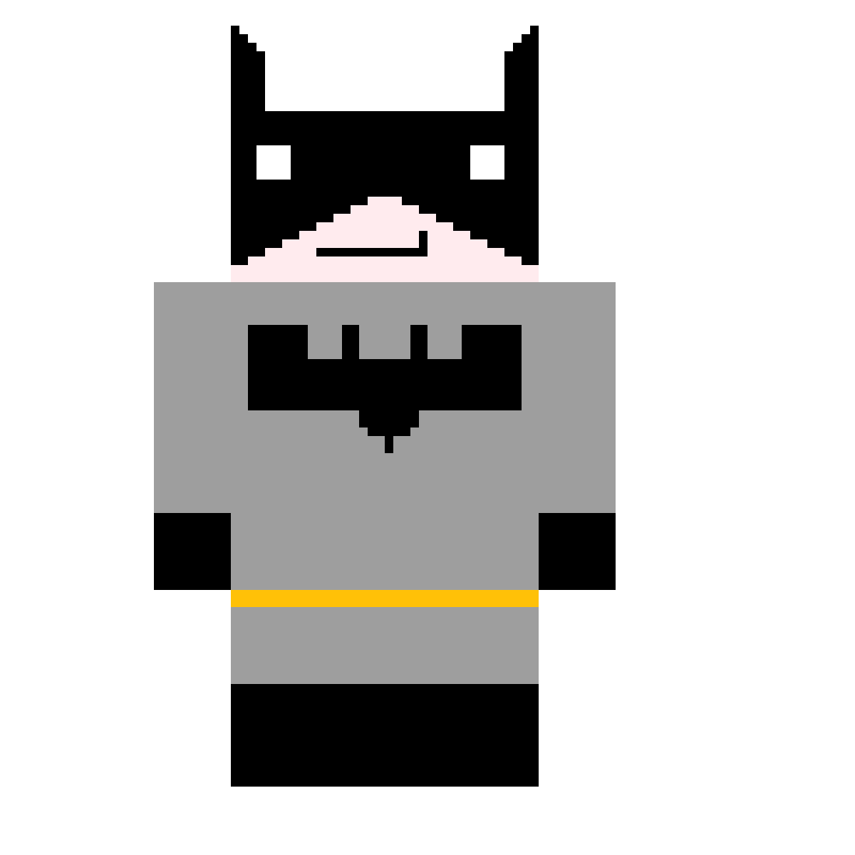 Pixilart Minecraft Batman By Anonymous