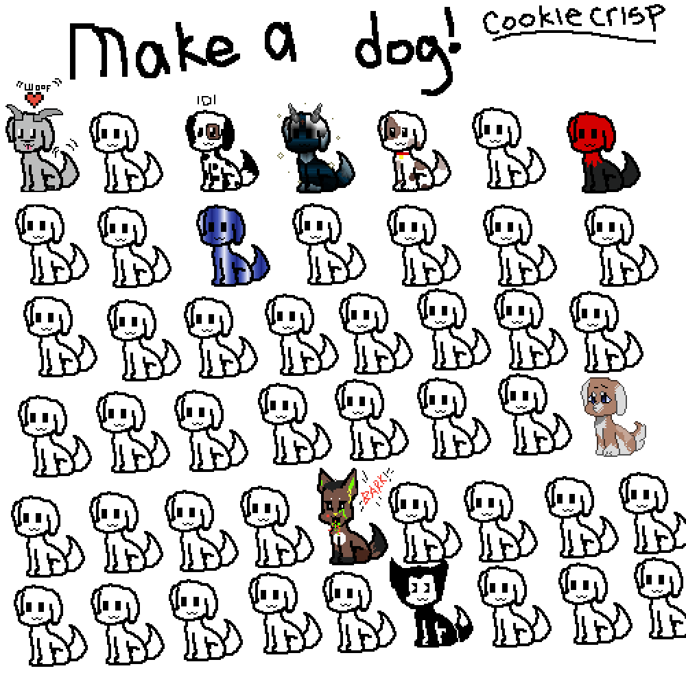 Pixilart Draw your dog/ not my original draw... by Pokoyo