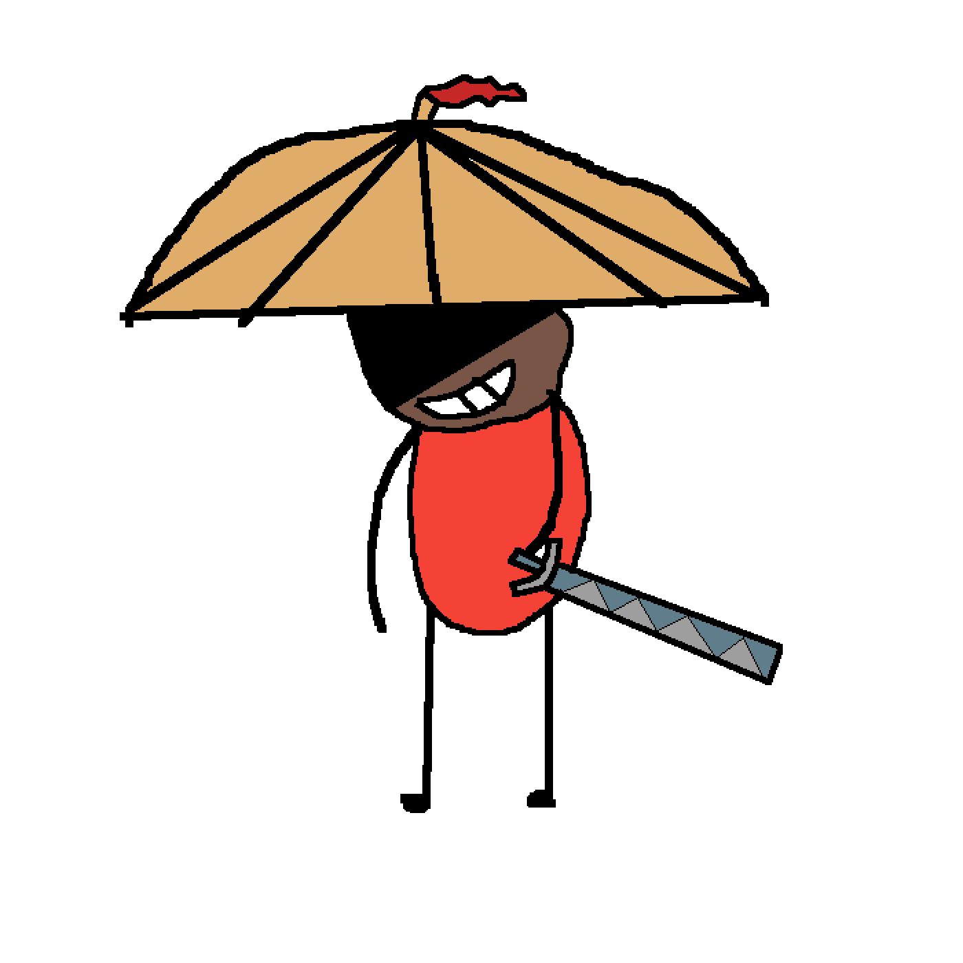 Pixilart big hat by IDRIIIIIZ