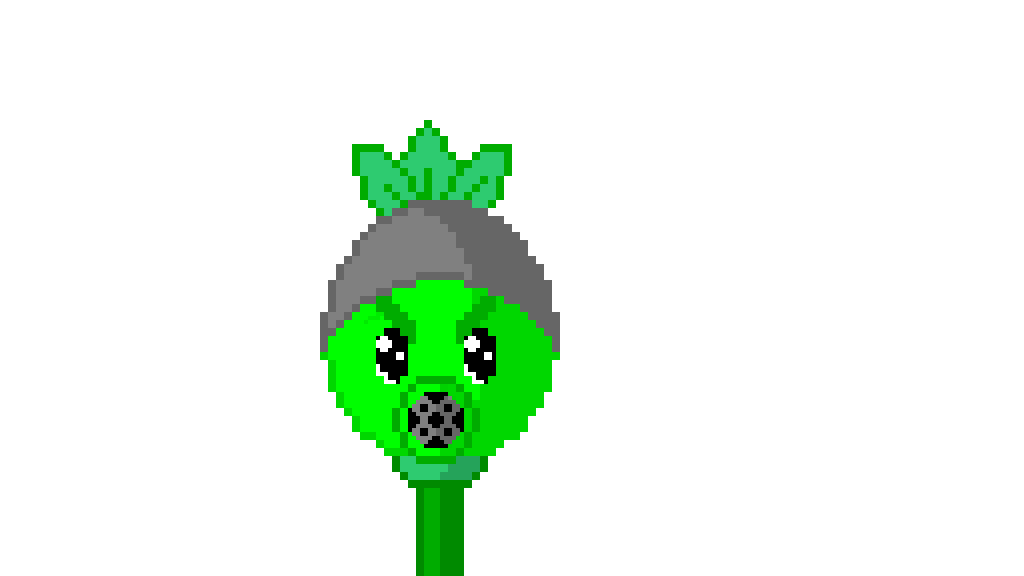 Pixilart Gatling Pea GIF SanShi Point Raffle Entry by SnowPea888