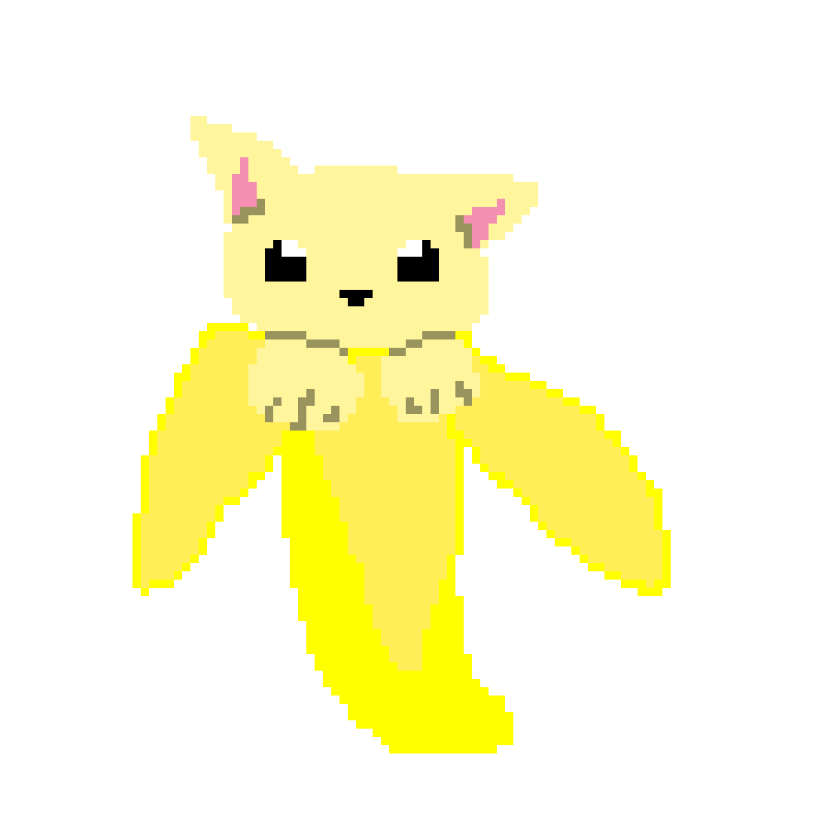 Pixilart New banana cat by AureleiTheFox