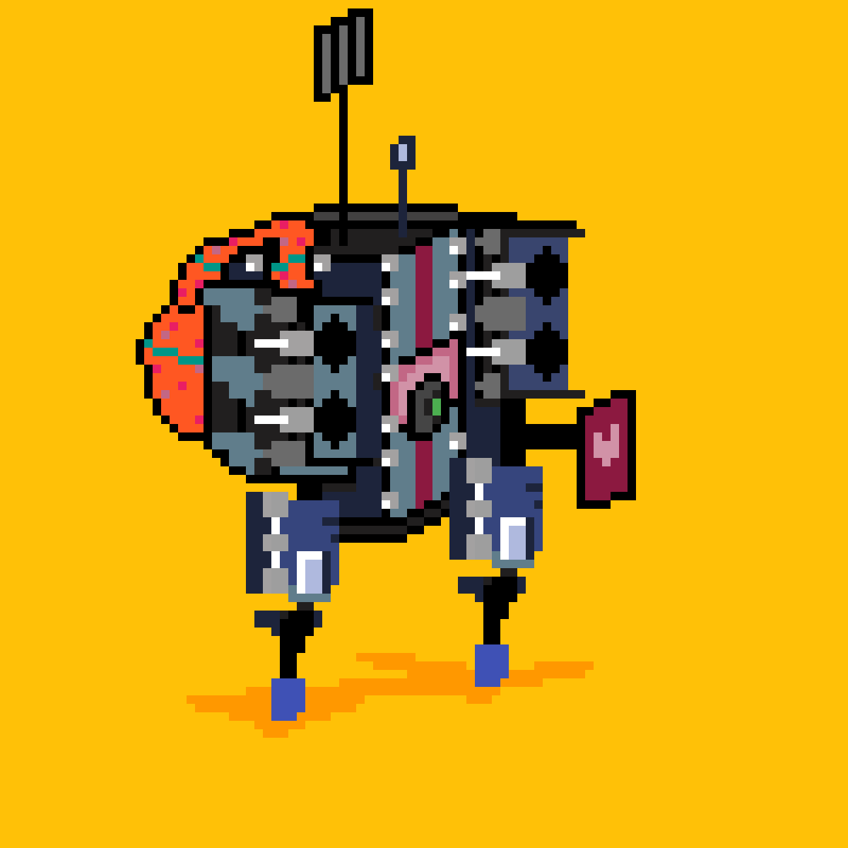 Pixilart - Mech II by Dododoggy