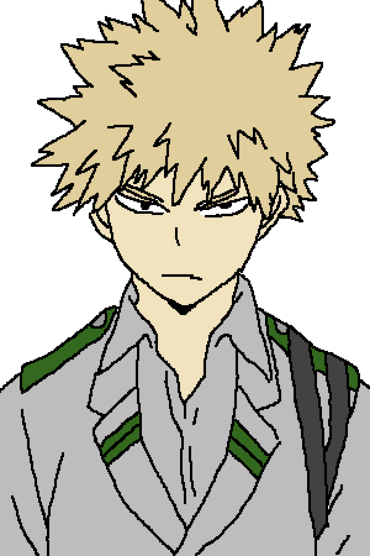 Pixilart - Bakugou by Ps5caden