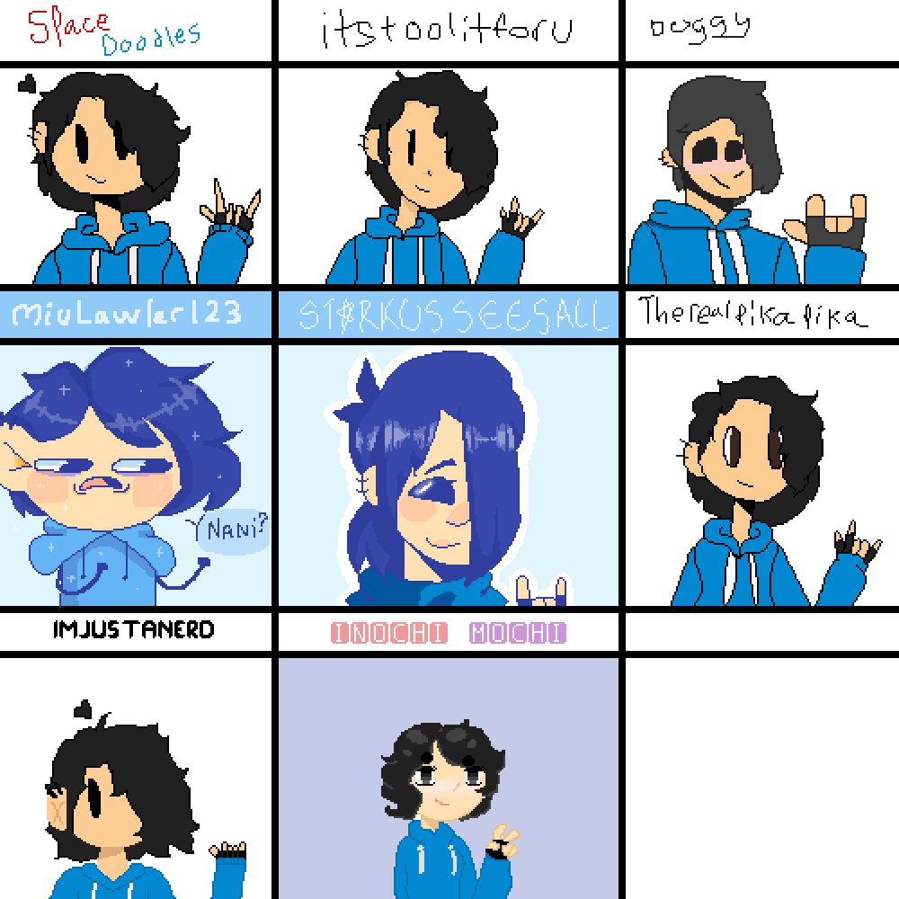 Pixilart Drawing Space Doodles Character by java1125